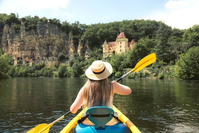 Canoe sur la dordogne