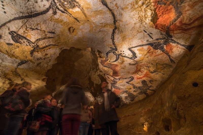 Grotte de Lascaux en Dordogne- Salle des Taureaux